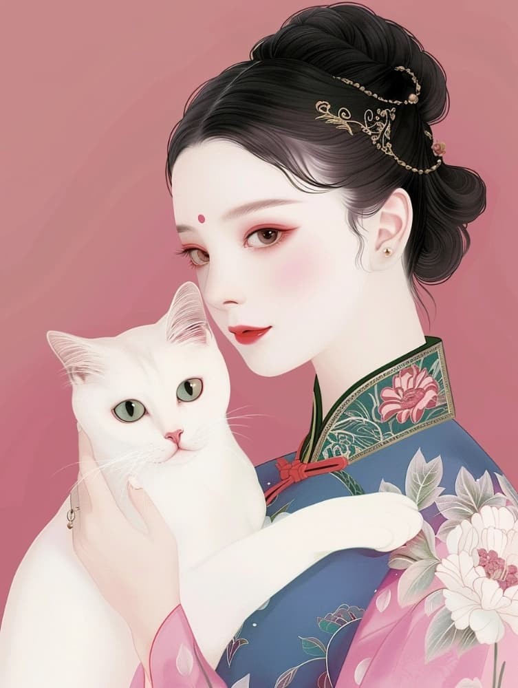 手绘古风东方气质美女图鉴