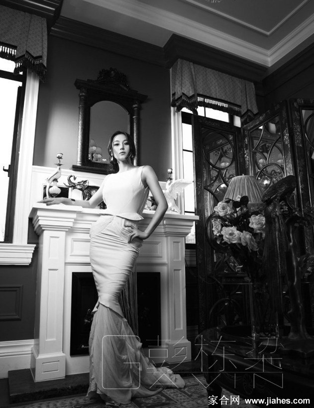 红艳花丛中的嫣然佳人张馨予